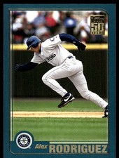 Alex Rodriguez 2001 Topps #200 Mariners MLB READ FREE SHIPPING AutographDen