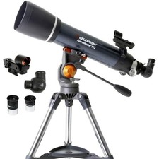 AstroMaster 102AZ Refractor Telescope with Fully-Coated Glass Optics and