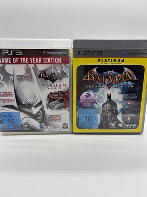 Sony PS3 Playstation 3 Batman Arkham Asylum + Batman Arkham City - in OVP