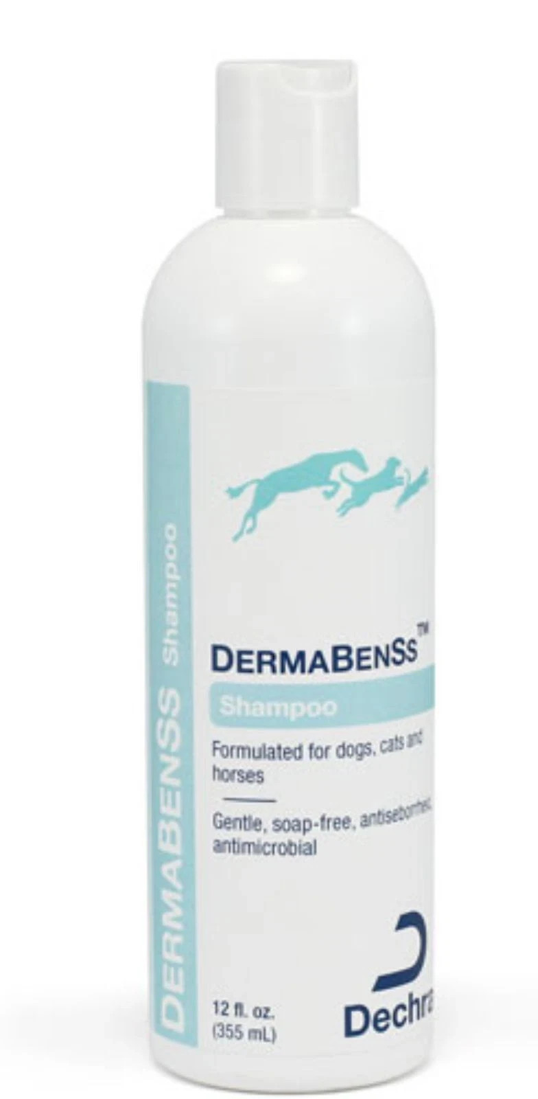 Dechra DermaBenSs Medicated Shampoo for Pets 12oz -Dogs, Cats, Horses | dry skin