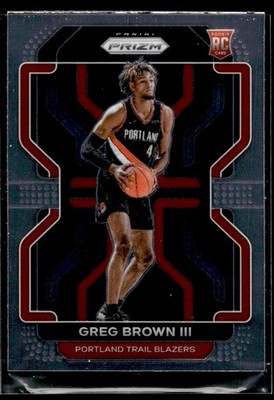 2021-22 Panini Prizm Greg Brown III Portland Trail Blazers #291