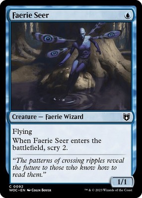 Faerie Seer - 92 - NM - Commander: Wilds of Eldraine