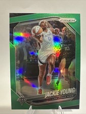 2025 Panini Prizm WNBA #23 Jackie Young Green Prizm