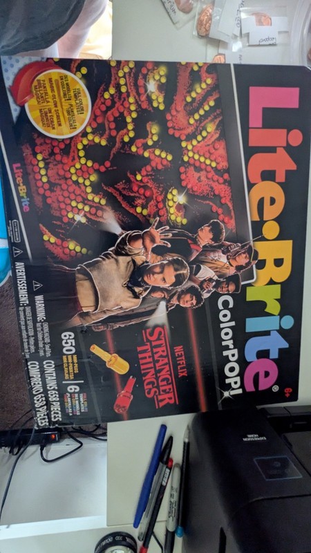 Stranger Things Lite Brite BNIP Sealed