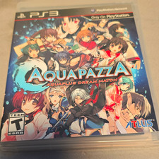 ATLUS AquaPazza: AquaPlus Dream Match PS3 Complete Manual NTSC-U/C T