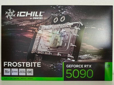 INNO3D GeForce RTX5090 iCHILL FROSTBITE 32GB Grafikkarte 3xDP/HDMI