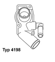 Thermostat KüHlmittel Borgwarner (Wahler) 4198.92D FüR T98 CC Astra Opel F70 F08