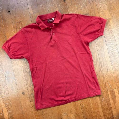 Missoni, Vintage Example By Missoni Red Cotton Polo Shirt Size Xs Fits Larger