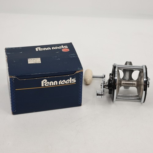 Vintage Penn Long Beach 65 Fishing Reel Stainless Steel Spool with Box