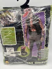 Child s Youth Zombie Punk Rocker Halloween Costume Size Medium 8/10