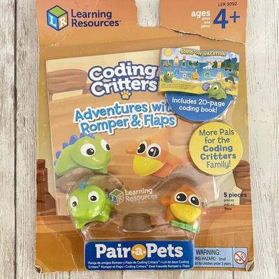 Learning Resources Coding Critters Pair a pets Romper And Flaps