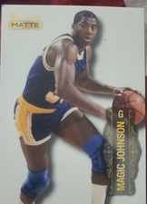 2022-23 Wild Card Matte Draft - Magic Johnson #MB-53 White