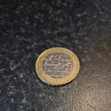 2009 Robert Burns £2 Two Pound coin Circulated VGC