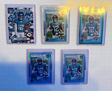 Travis Hunter Rookie Card Lot (5) – 2025 Donruss Optic Rated Rookie, Green, Inse