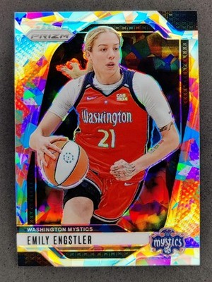 2024 Panini WNBA Prizm EMILY ENGSTLER Silver Ice Prizm #67 Washington Mystics -C