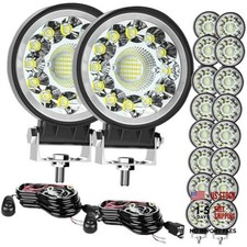4 Inch Round Led Spot Light 12v 24v Tractor Led Work Light 99w Offroad 4 Inch Round Led Spot Light 12v 24v Tractor Led Work Light 99w Offroad