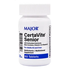 CertaVite Senior Multivitamin with Antioxidants and mineral supplement For Adult