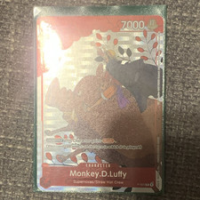 Bandai One Piece Card Game Monkey D. Luffy P-001 Promo Foil 7000 Power