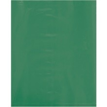 12 x 15" - 2 Mil Green Flat Poly Bags-Case of 1000