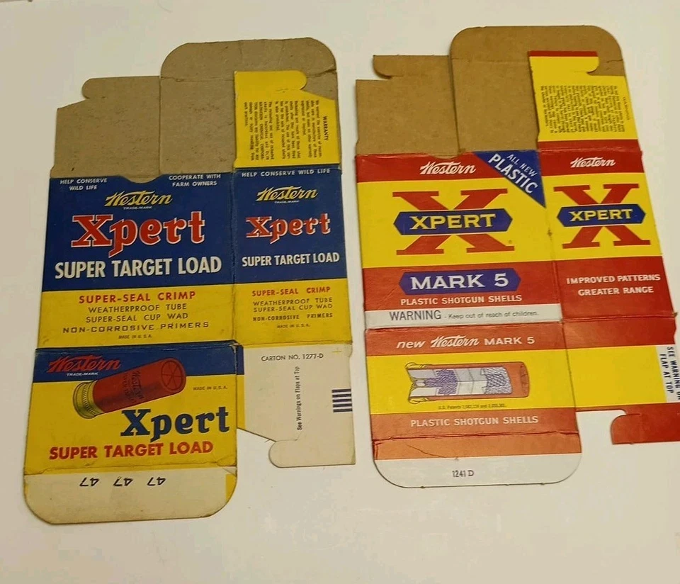Remington Power Piston Trap Loads And Xpert 12 Ga Shotgun Shell Boxes Empty Lot - Image 4 of 4