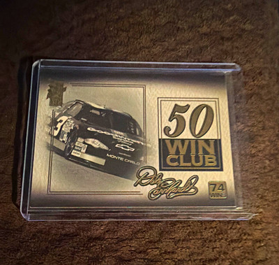 Press Pass NASCAR 2000 50 Win Club - Dale Earnhardt Insert #41