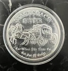 1 oz Stagecoach Divisible  .999 Fine Silver Fractional Prepper Round & Capsule
