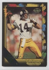 1991 Wild Card 10 Stripe Neil O'Donnell #125 Rookie RC 8wl. rookie card picture