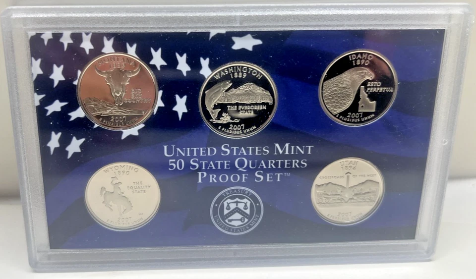 2007S United States Mint Proof Set (5 Piece Quarter Set) - Image 2 of 3