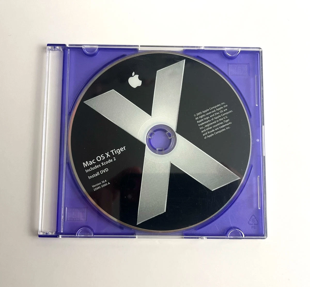 Apple Apple Mac OS X 10.4, Tiger DVD Operating System Software for