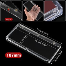 Acrylic 187mm Magnetic Booklet Card Holder for National Treasures,Playbook Cards