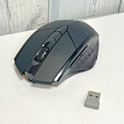 Inphic PM6BS Black Wireless Bluetooth Rechargeable Optical Mouse For PC & Mac