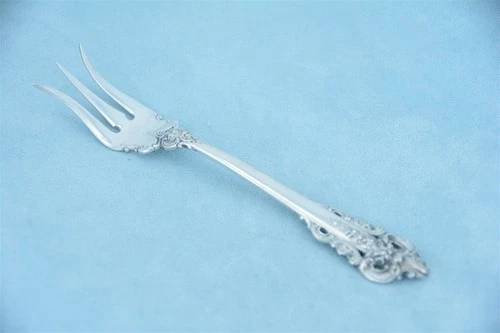 Wallace Grande Baroque Sterling Silver 5-1/2" Lemon Fork No Monogram