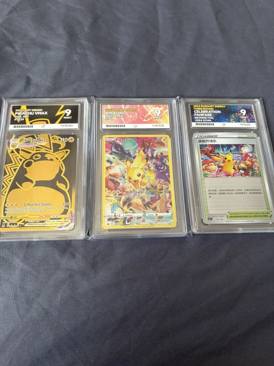 Pokémon Pikachu Grade 9 Pokémon TCG Individual Collectable Card