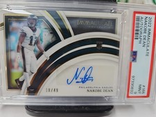 2022 Panini Immaculate Collection - Rookie Autos Nakobe Dean #165 /49 (AU, RC)