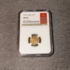 1/10 oz gold 2026 G$5 Eagle NGC MS 69