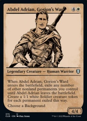 Abdel Adrian, Gorion's Ward (Showcase) [Commander Legends: Battle for B