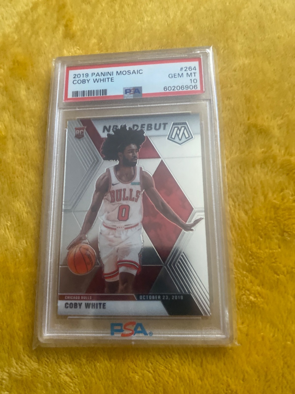 2019-20 Panini Mosaic - NBA Debut Coby White #264 (RC)