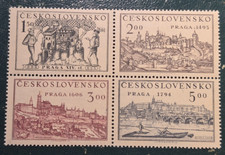 TCHECOSLOVAQUIE / YVERT 553A/D** / MNH / COTE 30€
