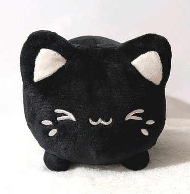 Black Sesame Kawaii Cat Stuffed Plush 7  Tasty Peach Studios Aurora Meowch