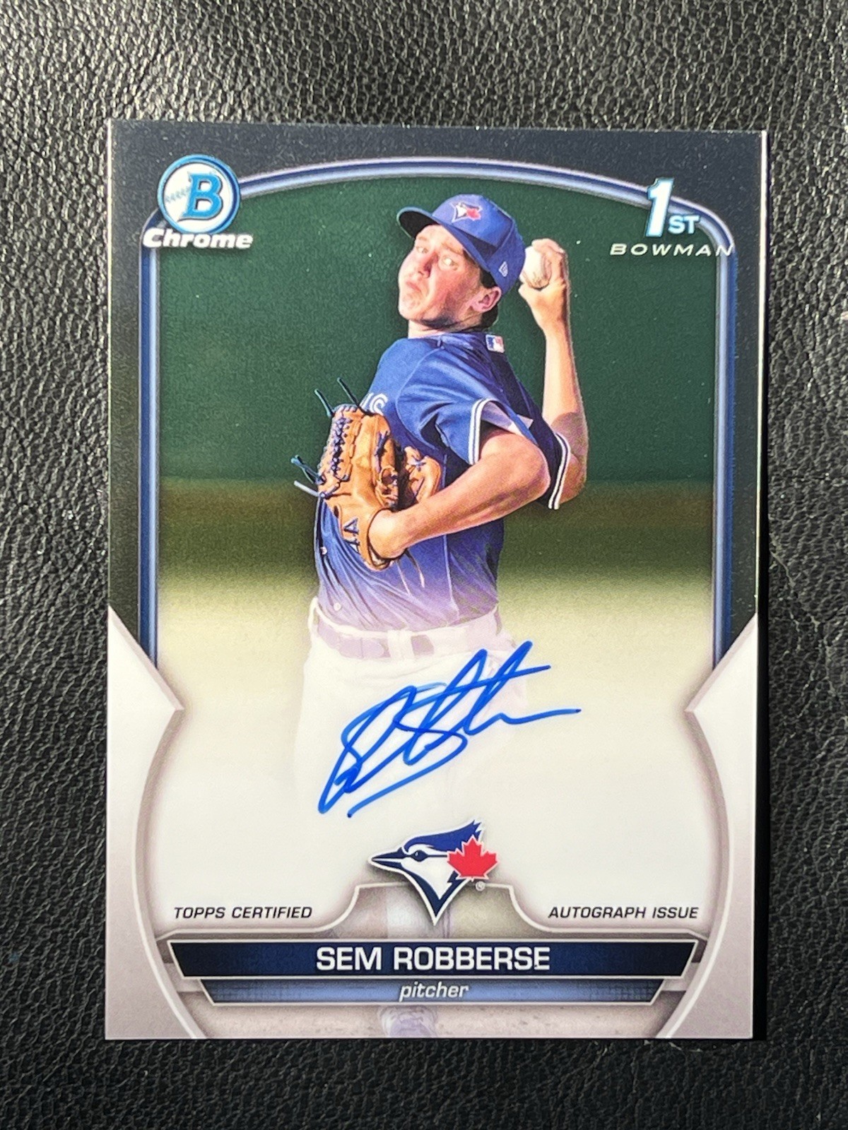 SEM ROBBERSE 2023 Bowman Chrome Auto 1st