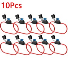 10PCS Waterproof Inline Fuse Holder Blade Fuse Box Car Auto Power Socket
