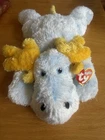 Vintage Retired Baby Ty Cutsiemoosie Beanie Baby Rattle Floppy Plush 2001