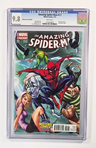 Amazing Spider-Man #1.1 CGC 9.8  J Scott Campbell - DYNAMIC FORCES CERT