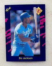 1990 Classic Blue #2 - Bo Jackson - Kansas City Royals - Free Ship