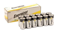 Energizer EN95 Industrial Alkaline Batteries, D , 12 Batteries/Box