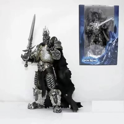 WOW Arthas Menethil Lich King 7in PVC Figure Warcraft Collectible Toy