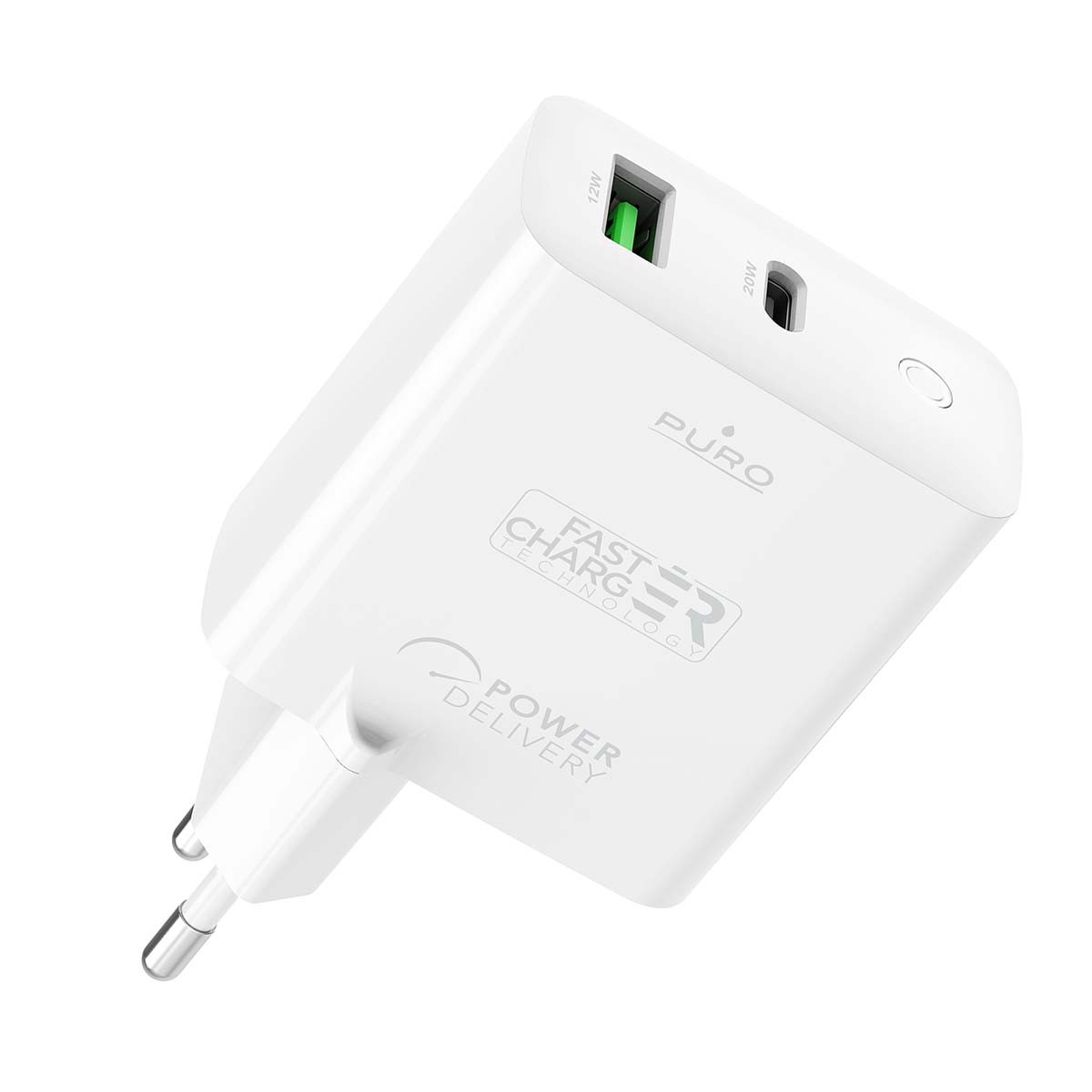 Chargeur double USB C et A 32W Power Delivery pour une recharge simultanée ultra rapide