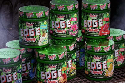 #ad PSYCHO PHARMA EDGE OF INSANITY Pre Workout Energy Focus Endurance 25 Servings $39.95