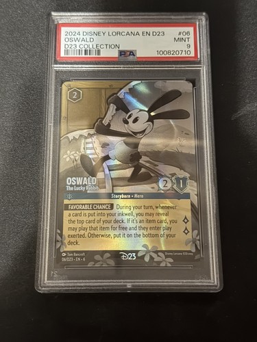 Oswald - The Lucky Rabbit graded PSA 9 for sale on eBay