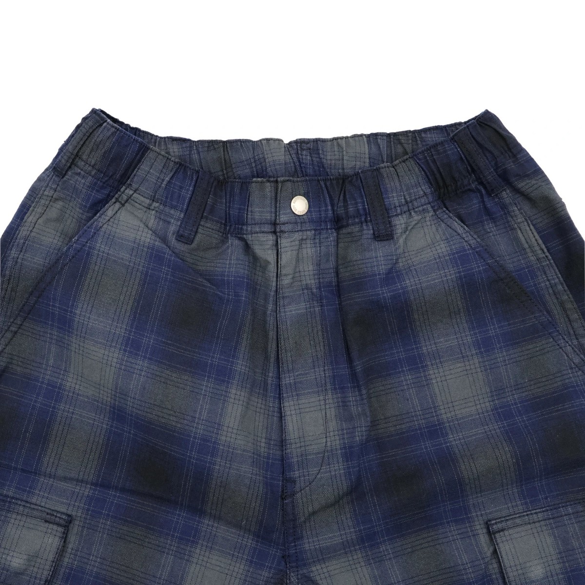 Supreme Shadow Plaid Cargo Short Navy | eBay